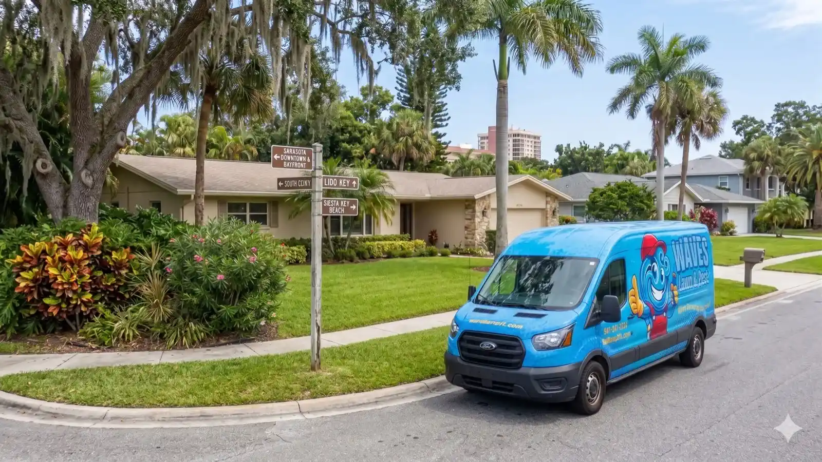 Palmetto Pest Control service vehicle
